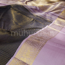 Load image into Gallery viewer, Kanchana Pure Zari Kanjivaram Silk Saree with Lavender