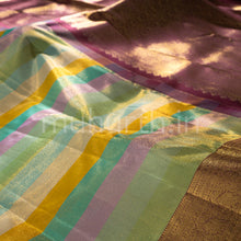 Load image into Gallery viewer, Varnam Kanjivaram Silk Saree with Maroon