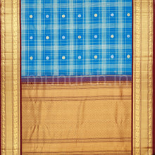 Load image into Gallery viewer, Ananda Kora Organza Pure Kanjivaram Silk Saree with Pakku