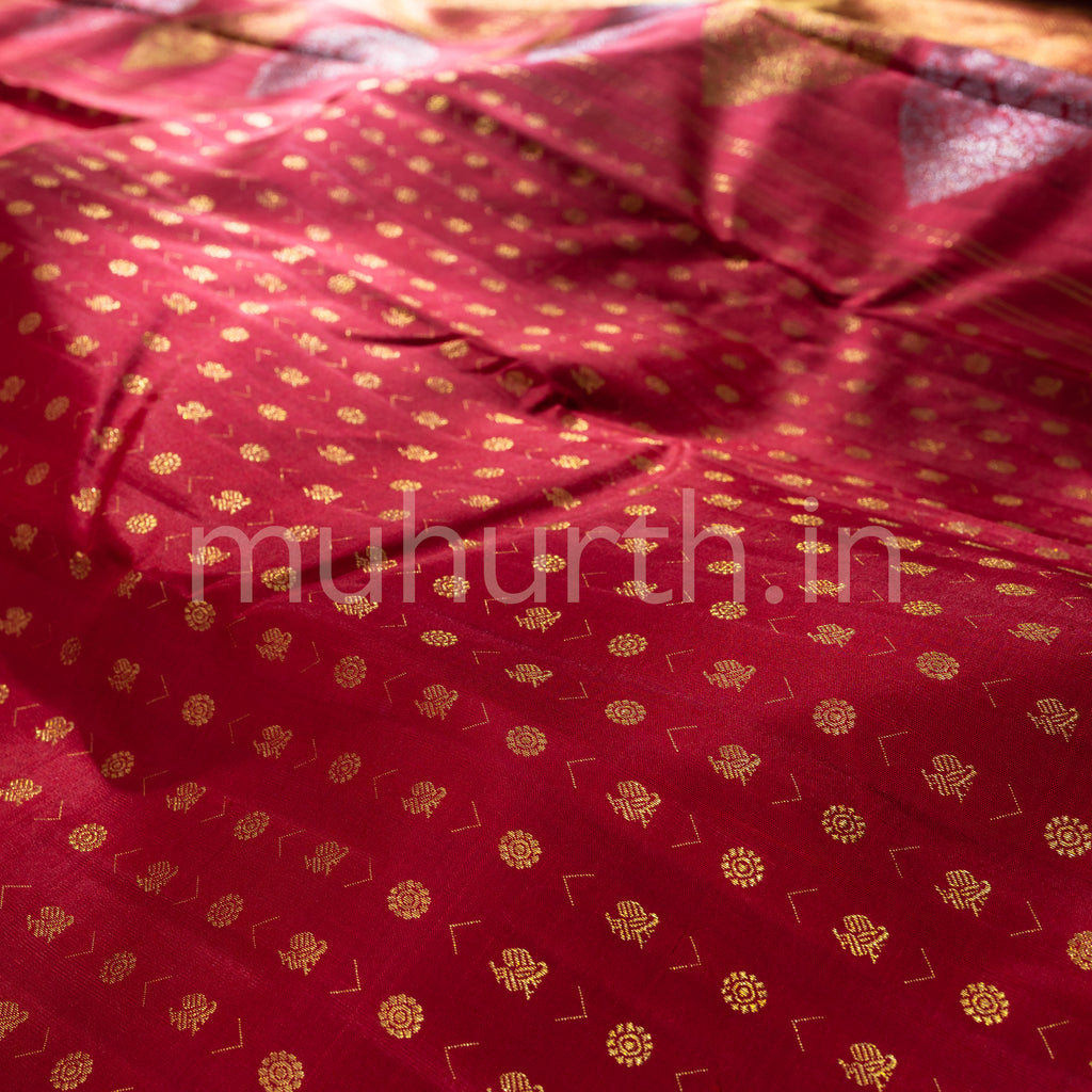 Arakku Kanjivaram Silk Saree