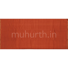 Load image into Gallery viewer, Rust Brown Pure Zari Kanjivaram Silk Saree