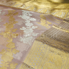 Load image into Gallery viewer, Light Lavender Kora Luxury Kanjivaram Silk Saree