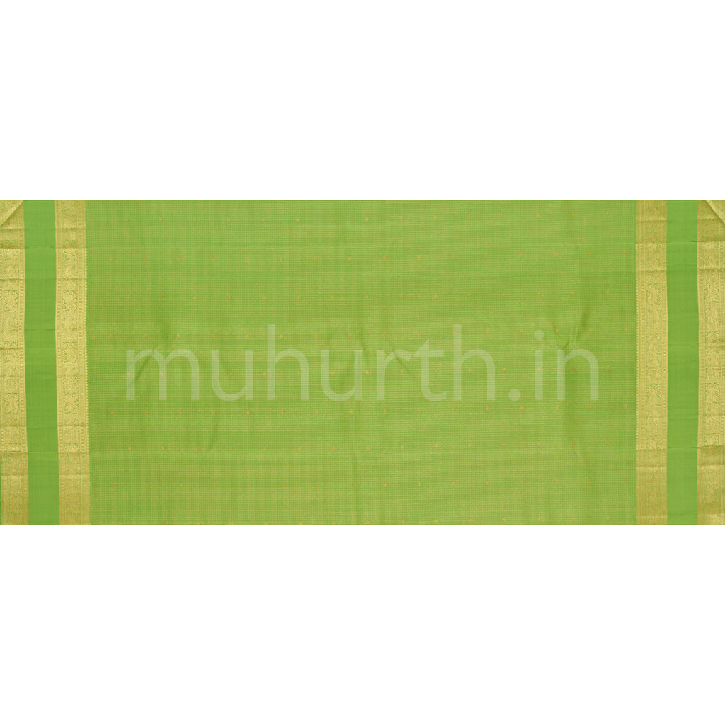 Bright Red Pure Zari Kanjivaram Silk Saree