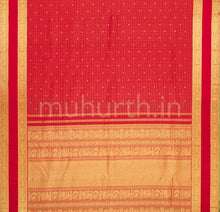 Load image into Gallery viewer, Bright Red Pure Zari Kanjivaram Silk Saree