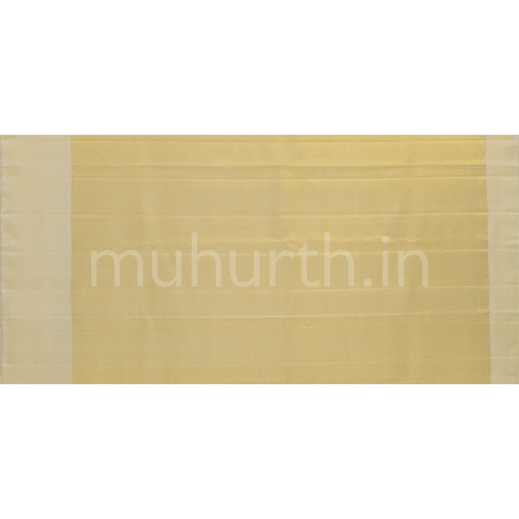 Rangkat Varnam Tissue Kanjivaram Silk Saree with Off-White