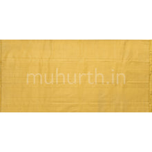 Load image into Gallery viewer, Golden Mustard Tissue Kanjivaram Silk Saree