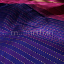 Load image into Gallery viewer, Violet Pure Kanjivaram Silk Saree