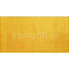 Load image into Gallery viewer, Lavender Meenakari Kanjivaram Silk Saree with Mustard Yellow