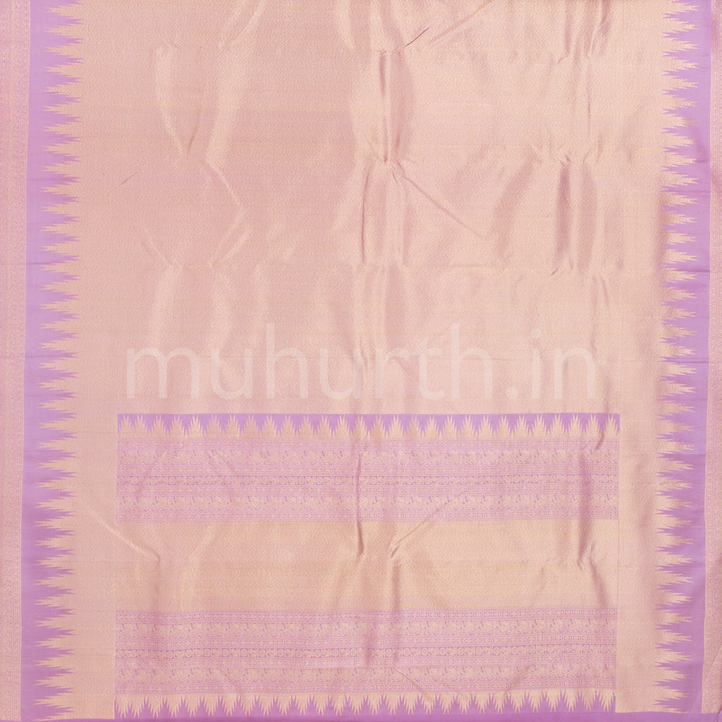 Lavender Kanjivaram Silk Saree