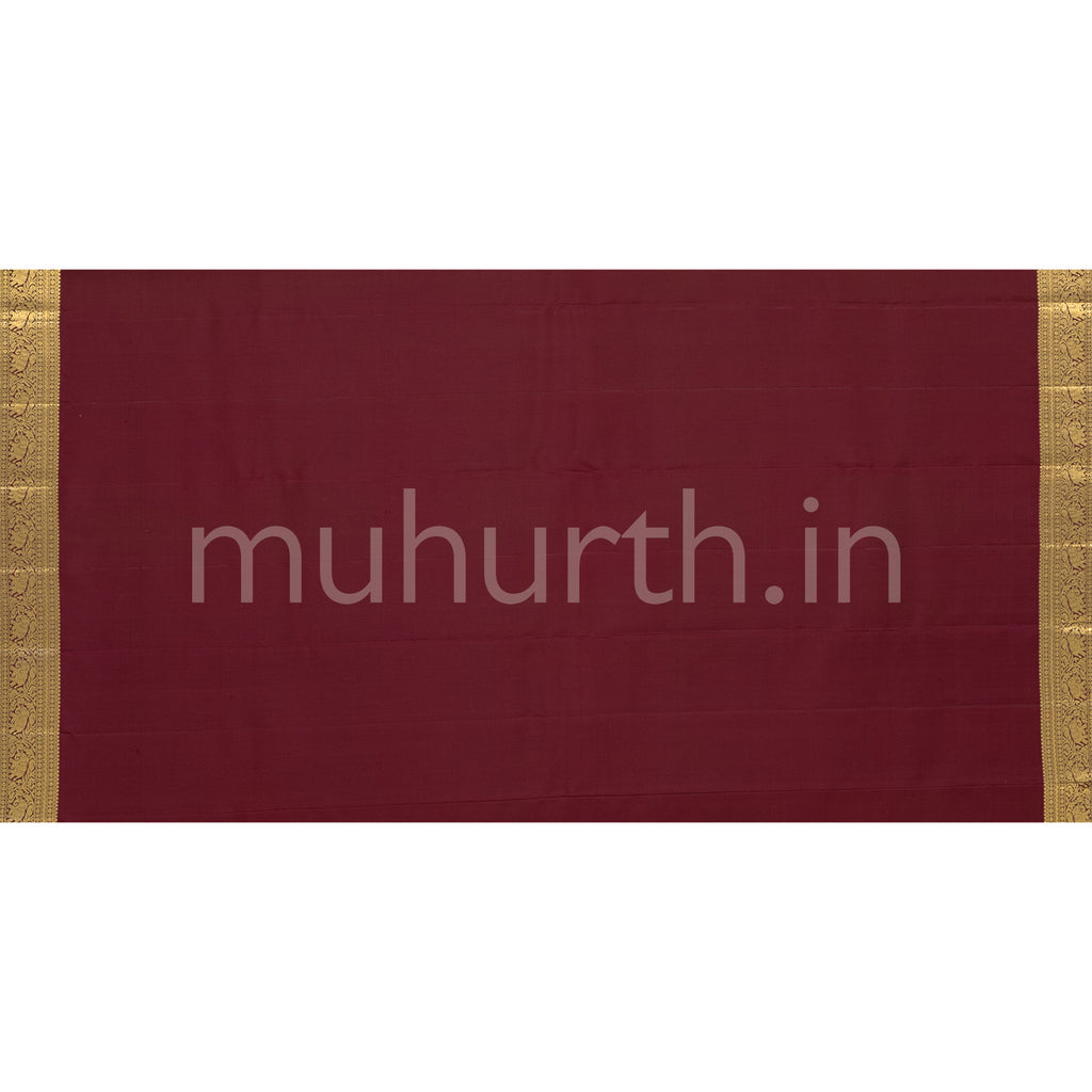 Varnam Kanjivaram Silk Saree with Maroon