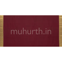 Load image into Gallery viewer, Varnam Kanjivaram Silk Saree with Maroon