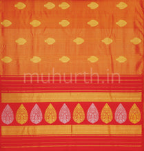 Load image into Gallery viewer, Bright Red Pure Kanjivaram Silk Saree