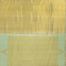 Load image into Gallery viewer, Elaichi Green Tissue Kanjivaram Silk Saree