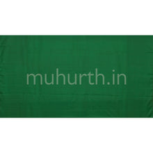 Load image into Gallery viewer, Sea Green Kanjivaram Silk Saree with Dark Green