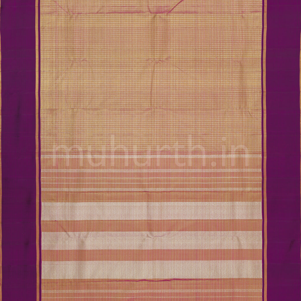 Magenta Pure Kanjivaram Silk Saree