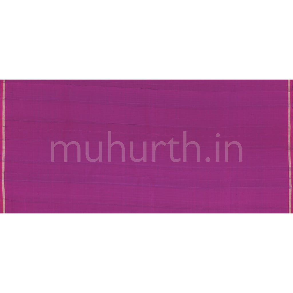 Peacock Green Pure Kanjivaram Silk Saree