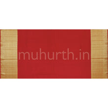 Load image into Gallery viewer, Bright Red Pure Kanjivaram Silk Saree