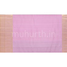 Load image into Gallery viewer, Dark Green Kanjivaram Silk Saree with Pink