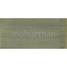 Load image into Gallery viewer, Deep Green Kanjivaram Silk Saree with Elaichi