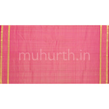 Load image into Gallery viewer, Biscuit Grown Kanjivaram Silk Saree with Pink