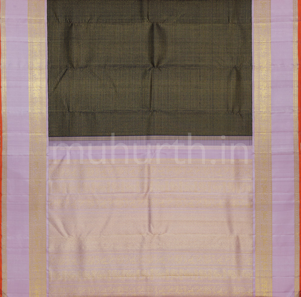 Kanchana Pure Zari Kanjivaram Silk Saree with Lavender