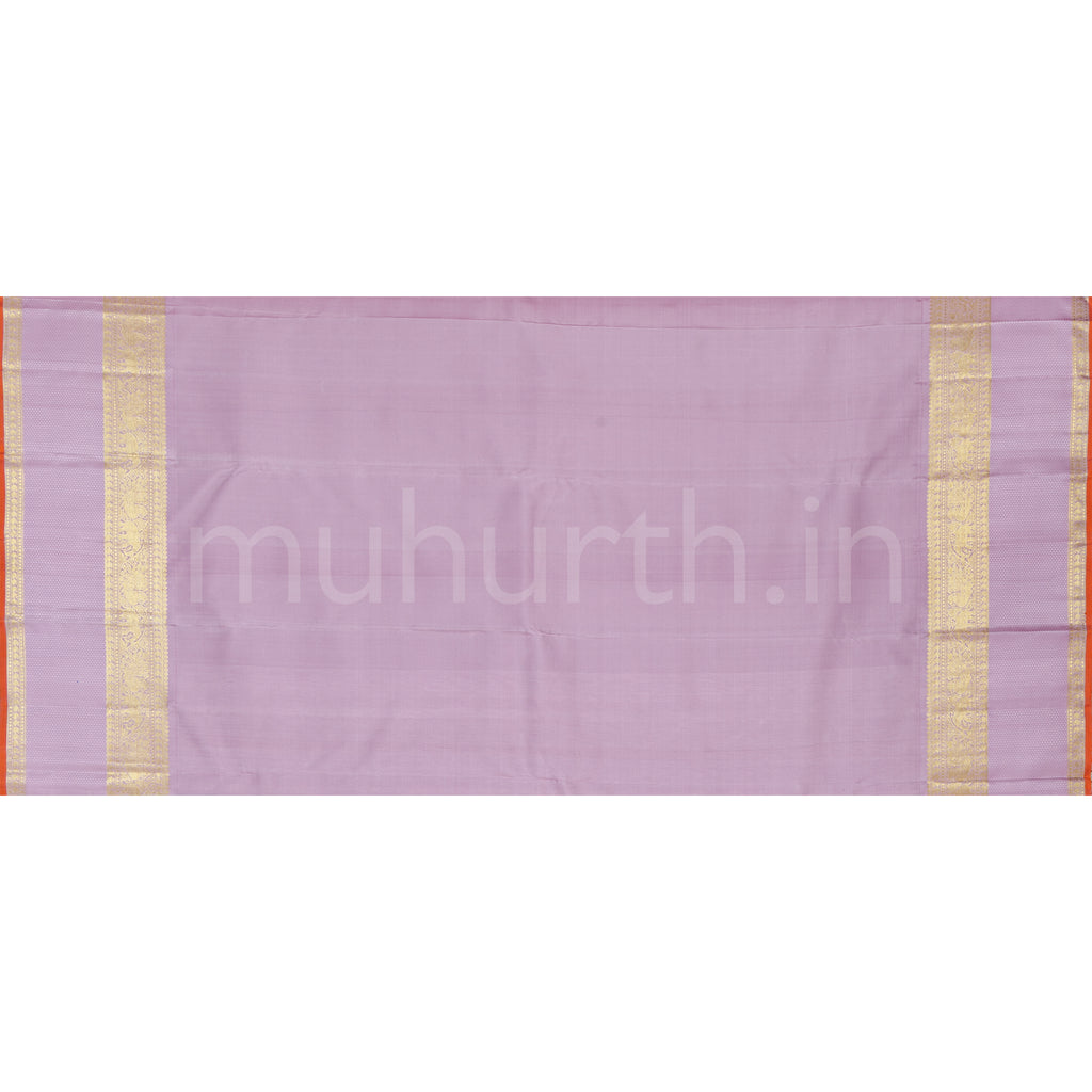 Kanchana Pure Zari Kanjivaram Silk Saree with Lavender