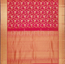 Load image into Gallery viewer, Red Rose Pure Kanjivaram Silk Saree