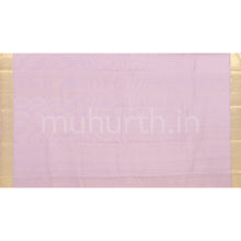 Load image into Gallery viewer, Magenta Kanjivaram Silk Saree with Lavender