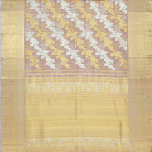 Load image into Gallery viewer, Light Lavender Kora Luxury Kanjivaram Silk Saree