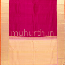 Load image into Gallery viewer, Red Shot Pink Kanjivaram Silk Saree with Light Pink