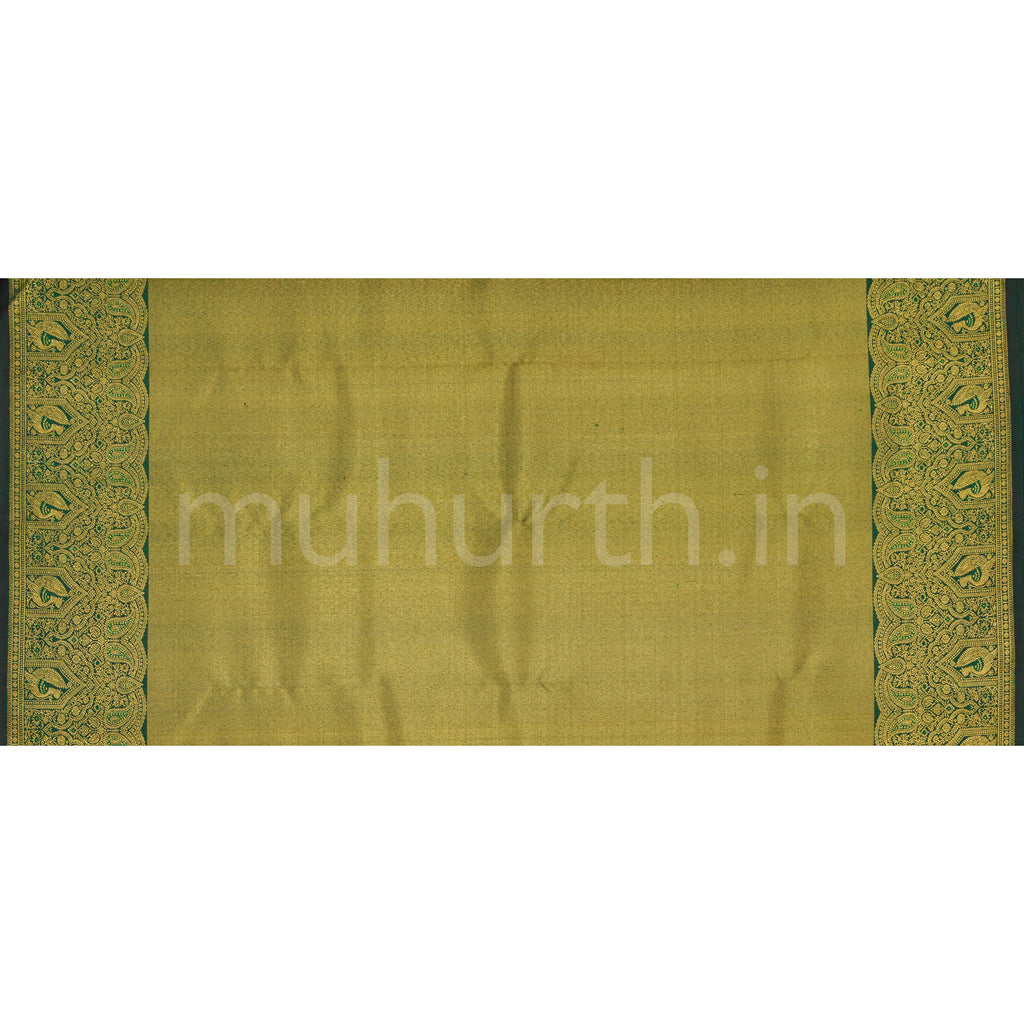 Green Luxury Rangkat Pure Kanjivaram Silk Saree