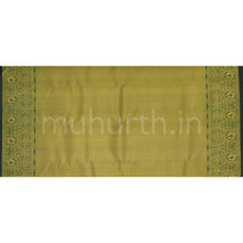 Load image into Gallery viewer, Green Luxury Rangkat Pure Kanjivaram Silk Saree