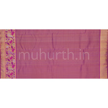 Load image into Gallery viewer, Pastel Pink Pure Kanjivaram Silk Saree with Meenakshi