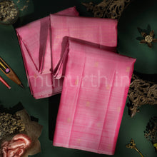 Load image into Gallery viewer, Light Pink Pure Zari Kanjivaram Silk Saree