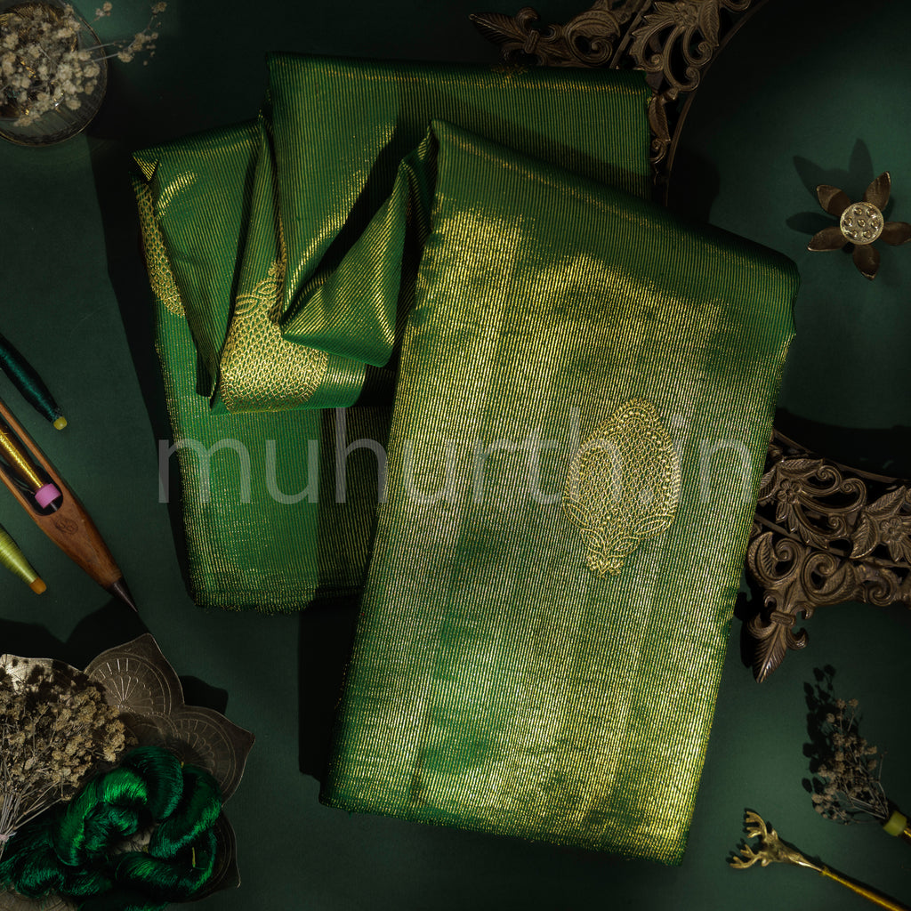 Green Pure Kanjivaram Silk Saree