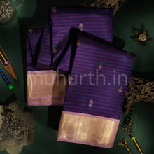 Load image into Gallery viewer, Meenakshi Pure Kanjivaram Silk Saree with Pink