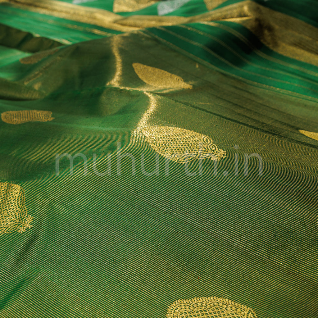 Green Pure Kanjivaram Silk Saree