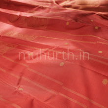 Load image into Gallery viewer, Brown Pure Zari Kanjivaram Silk Saree