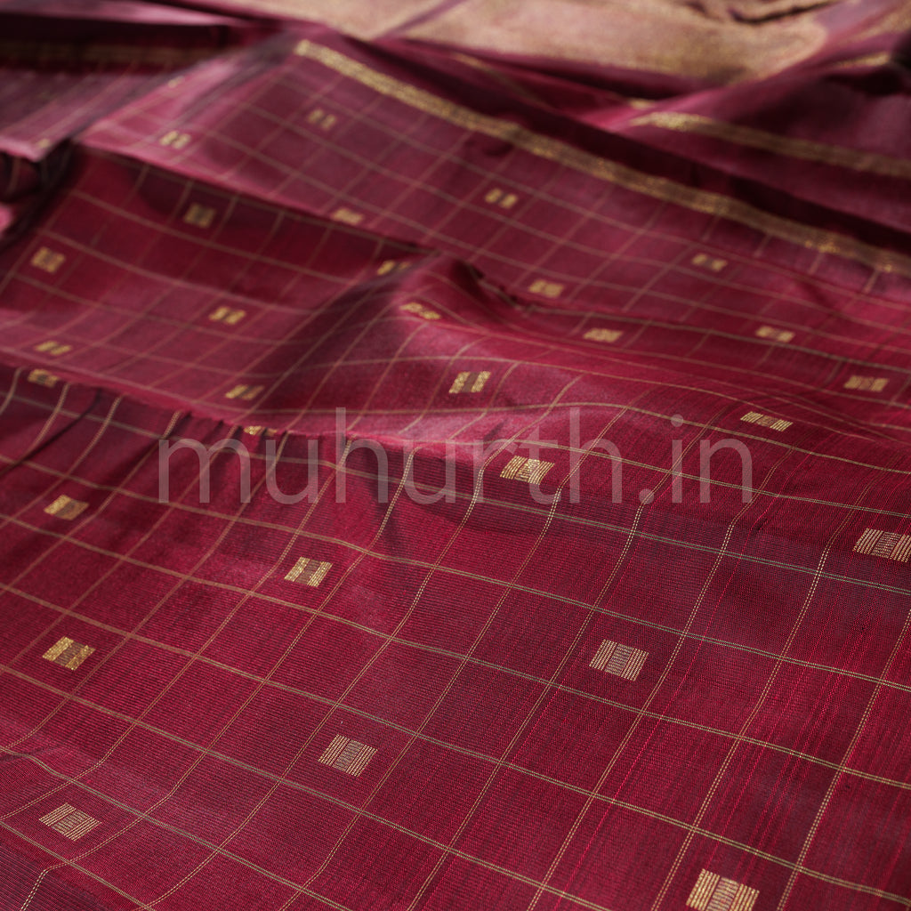 Pakku Pure Zari Kanjivaram Silk Saree