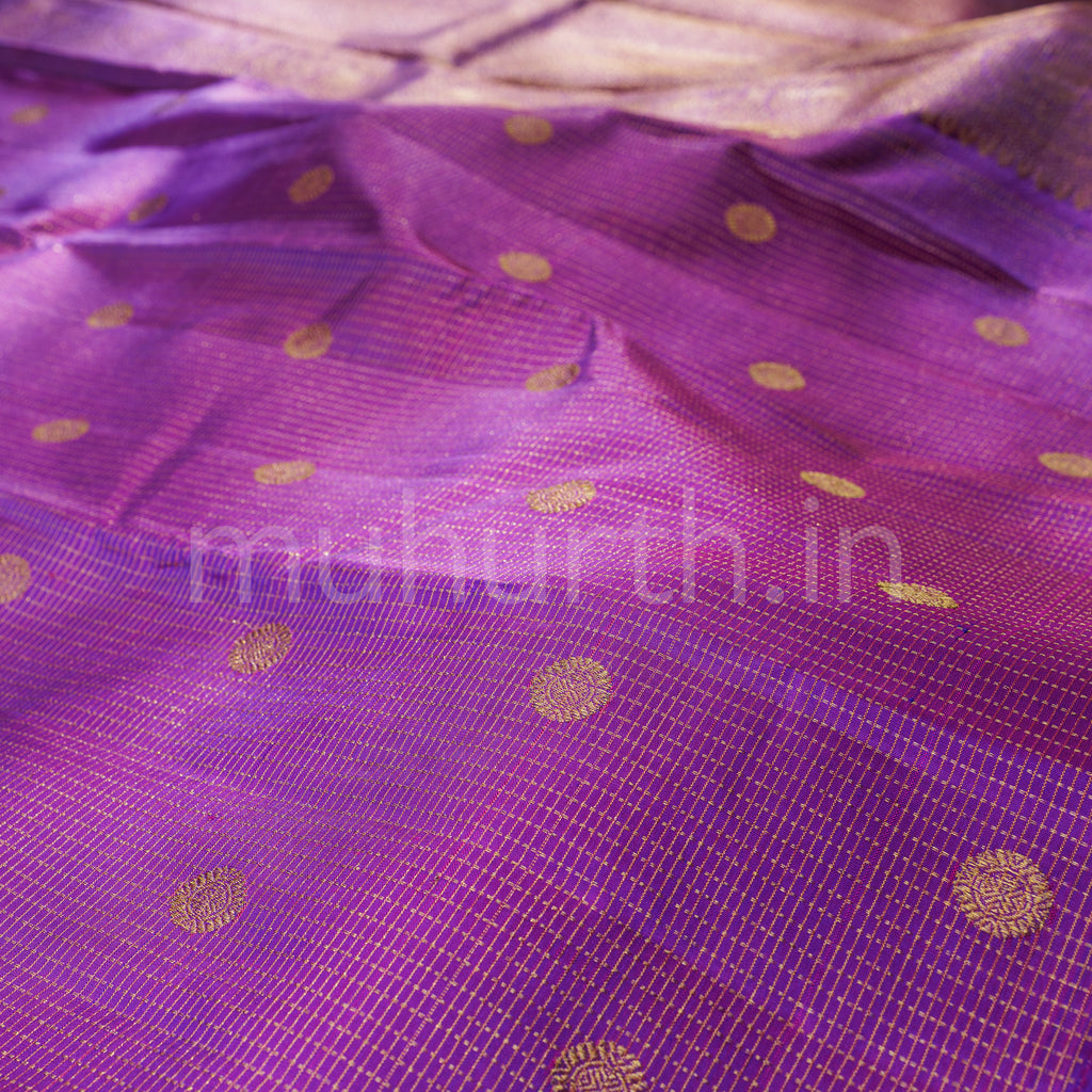 Magenta Pure Kanjivaram Silk Saree