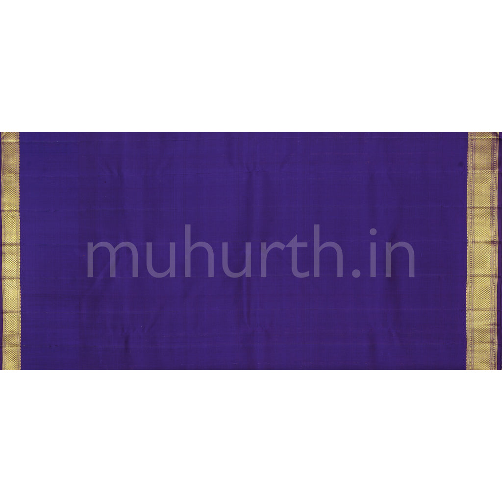 Light Pink Pure Meenakari Kanjivaram Silk Saree with Meenakshi