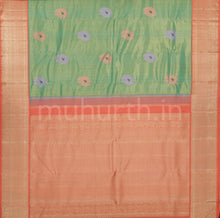 Load image into Gallery viewer, Rexona Pure Organza Kanjivaram Silk Saree with Peach