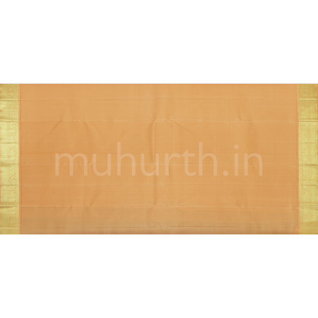 Kanchana Pure Zari Kanjivaram Silk Saree Carrot