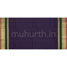 Load image into Gallery viewer, Elaichi Pure Zari Kanjivaram Silk Saree with Vijaya