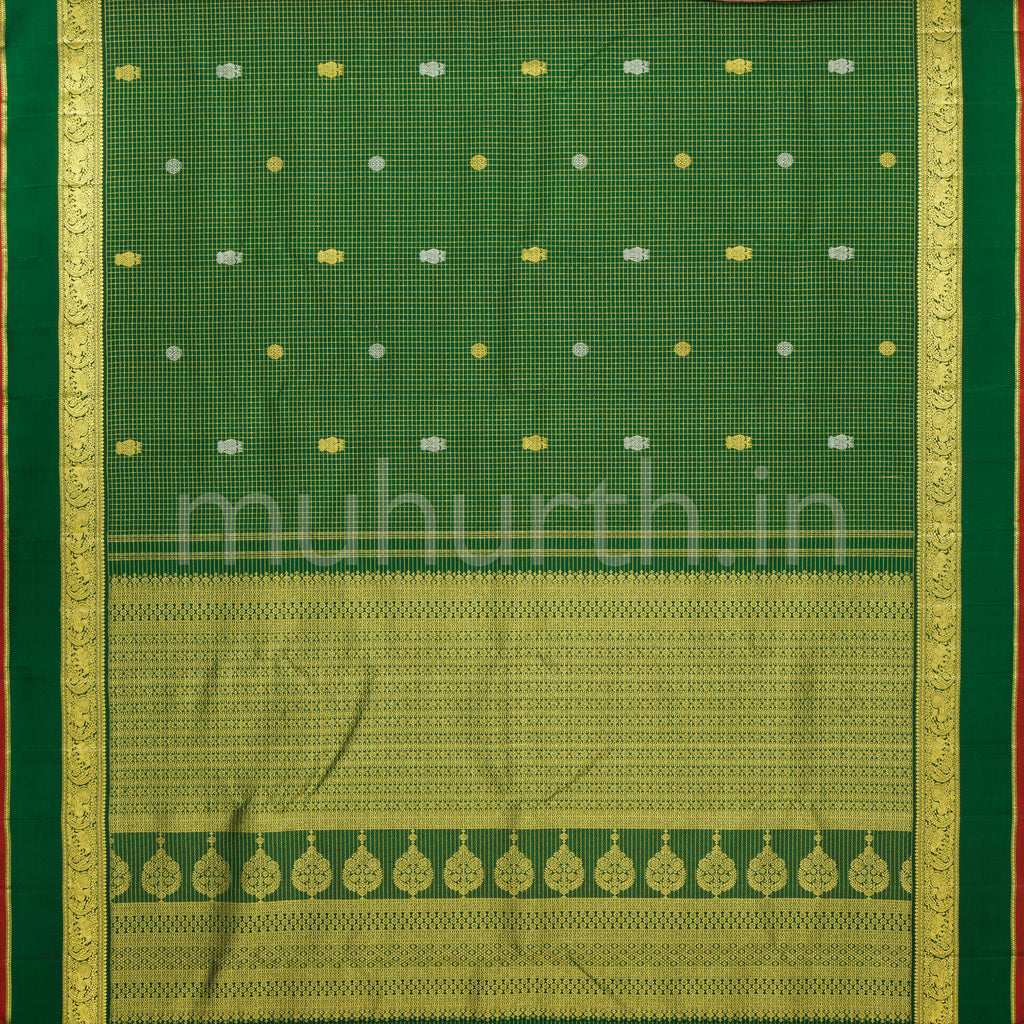 Green Pure Kanjivaram Silk Saree