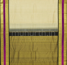 Load image into Gallery viewer, Sandal Pure Kanjivaram Silk Saree with Black