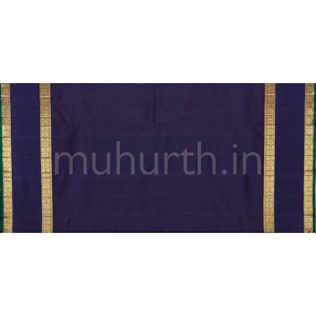 Arakku Pure Zari Kanjivaram Silk Saree with Vijaya