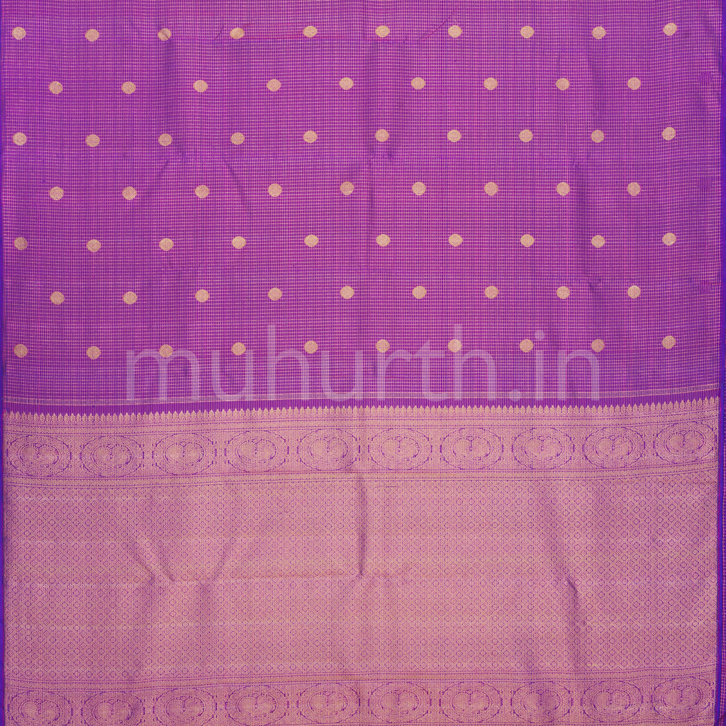 Magenta Pure Kanjivaram Silk Saree