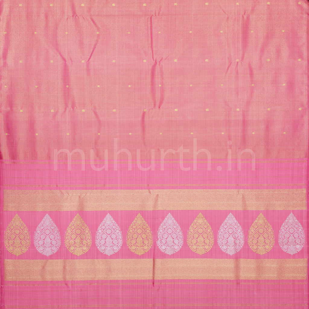 Rose Pure Tissue Kanjivaram Silk Saree