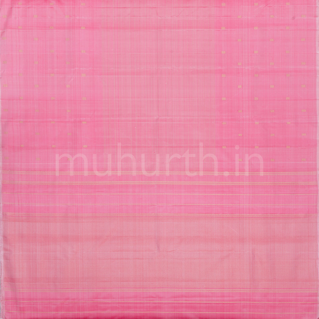 Light Pink Pure Zari Kanjivaram Silk Saree